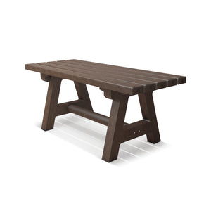 Recycled Plastic Lumber Outdoor Bench and Table Set, Prek-2