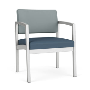 Lenox Steel Collection Reception Seating, Oversize Guest Chair, 400 lb. Capacity, Healthcare Vinyl Upholstery, FREE SHIPPING