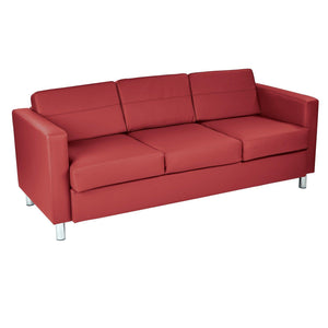 Pacific Sofa with Chrome Finish Legs