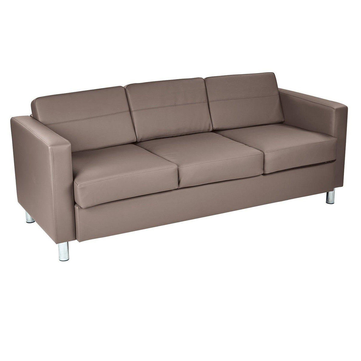 Pacific Sofa with Chrome Finish Legs