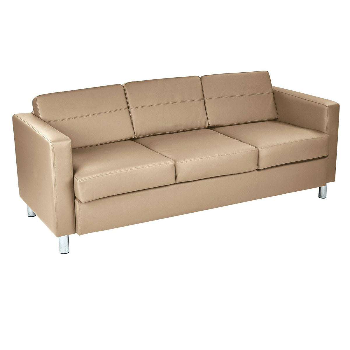 Pacific Sofa with Chrome Finish Legs