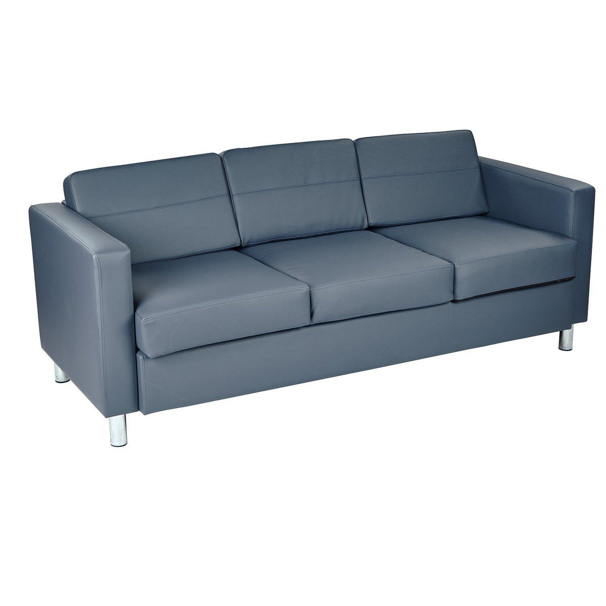 Pacific Sofa with Chrome Finish Legs