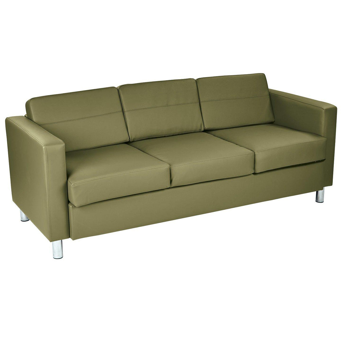 Pacific Sofa with Chrome Finish Legs