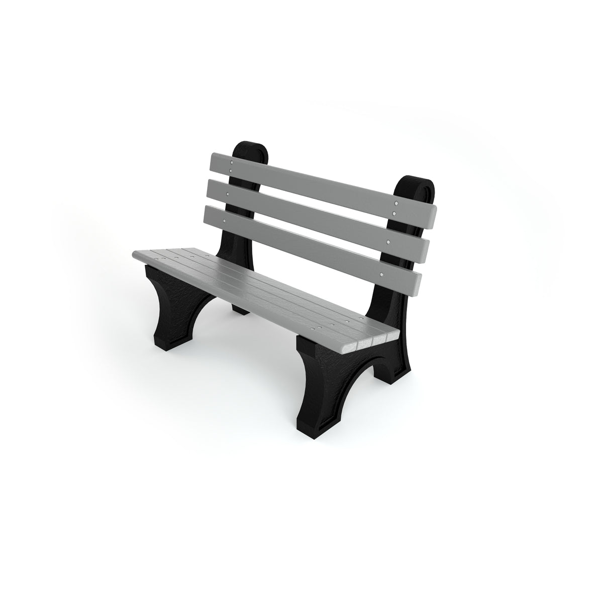 Frog Furnishings Comfort Park Avenue Resinwood Outdoor Bench, 4 Ft. Long