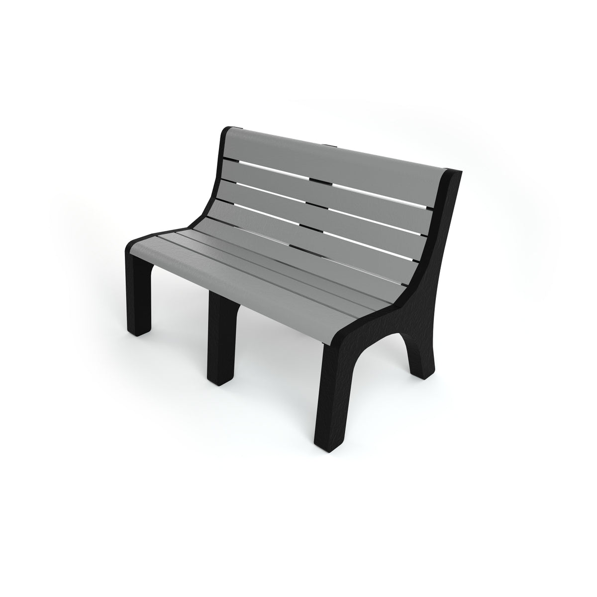 Frog Furnishings Newport Resinwood Outdoor Bench, 4 Ft. Long