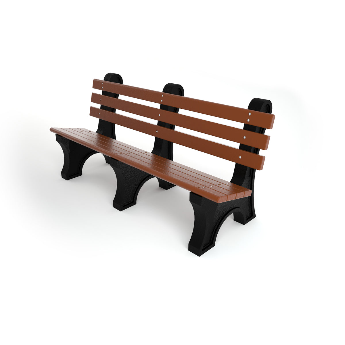 Frog Furnishings Comfort Park Avenue Resinwood Outdoor Bench, 6 Ft. Long