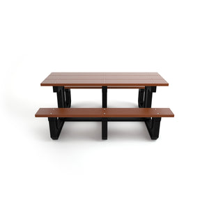 Frog Furnishings Park Place Resinwood Outdoor Picnic Table, 6 Ft. Long