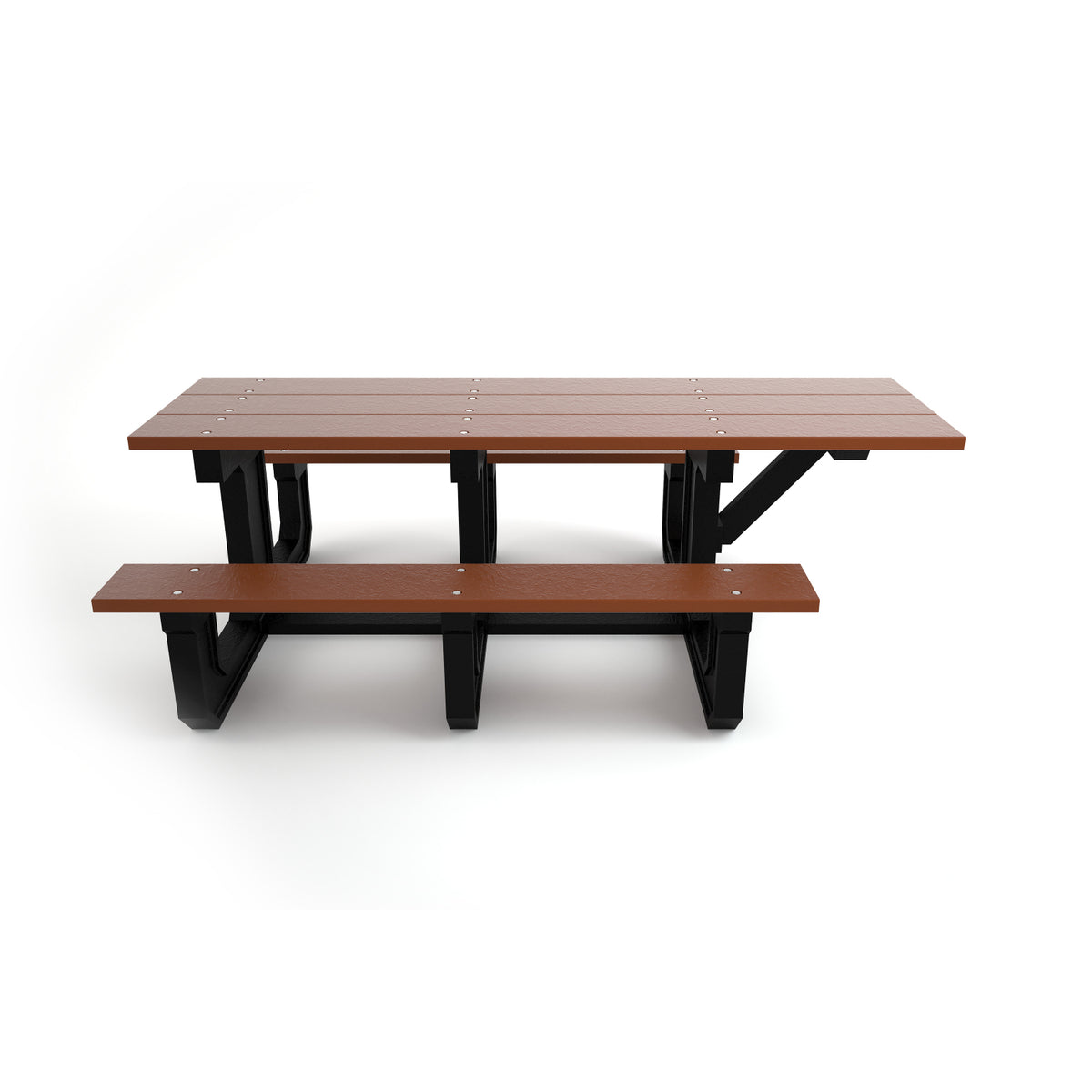 Frog Furnishings Park Place Resinwood ADA Outdoor Picnic Table, 6 Ft. Long