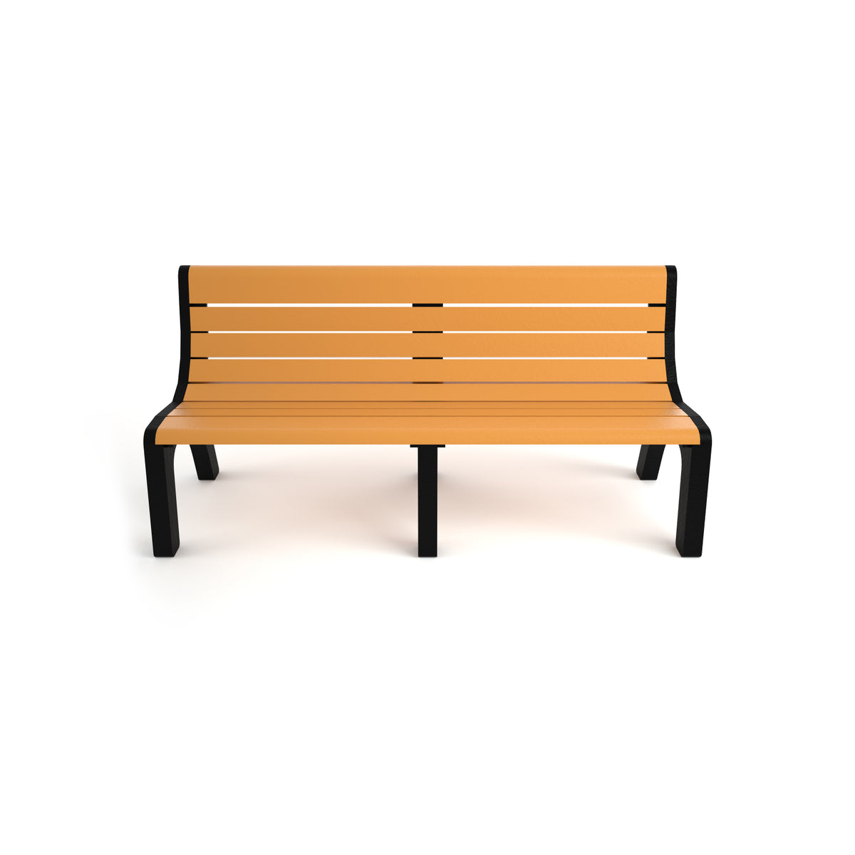Frog Furnishings Newport Resinwood Outdoor Bench, 6 Ft. Long