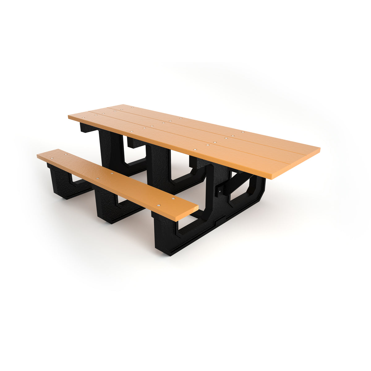 Frog Furnishings Park Place Resinwood ADA Outdoor Picnic Table, 6 Ft. Long