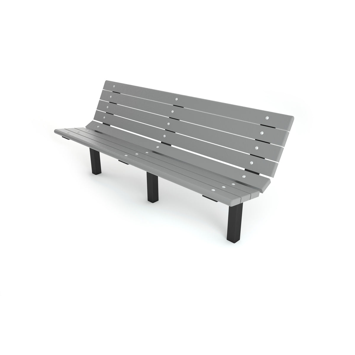 Frog Furnishings Contour Resinwood Outdoor Bench, 6 Ft. Long