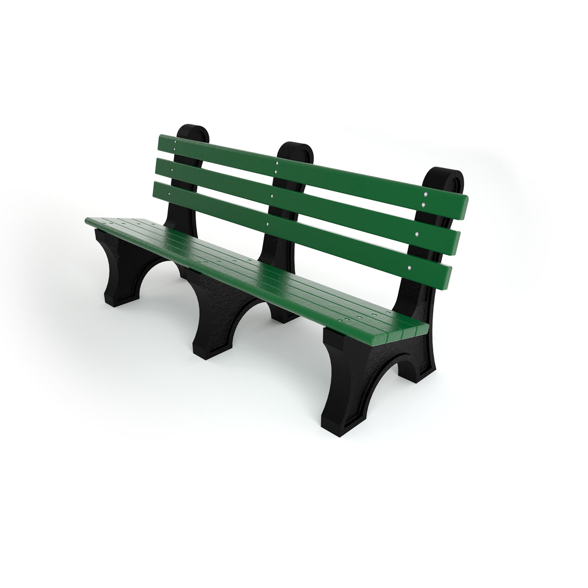 Frog Furnishings Comfort Park Avenue Resinwood Outdoor Bench, 6 Ft. Long
