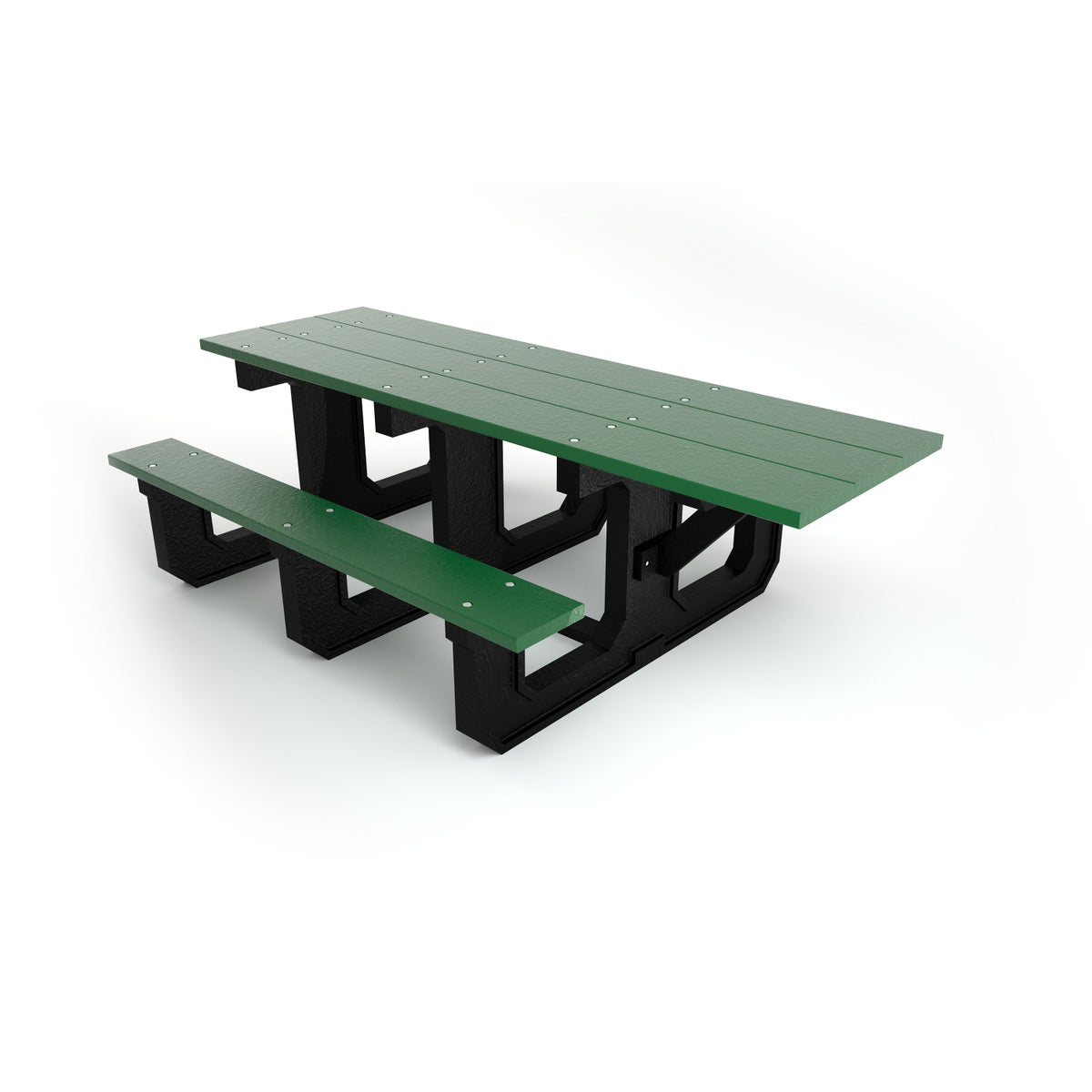 Frog Furnishings Park Place Resinwood ADA Outdoor Picnic Table, 6 Ft. Long