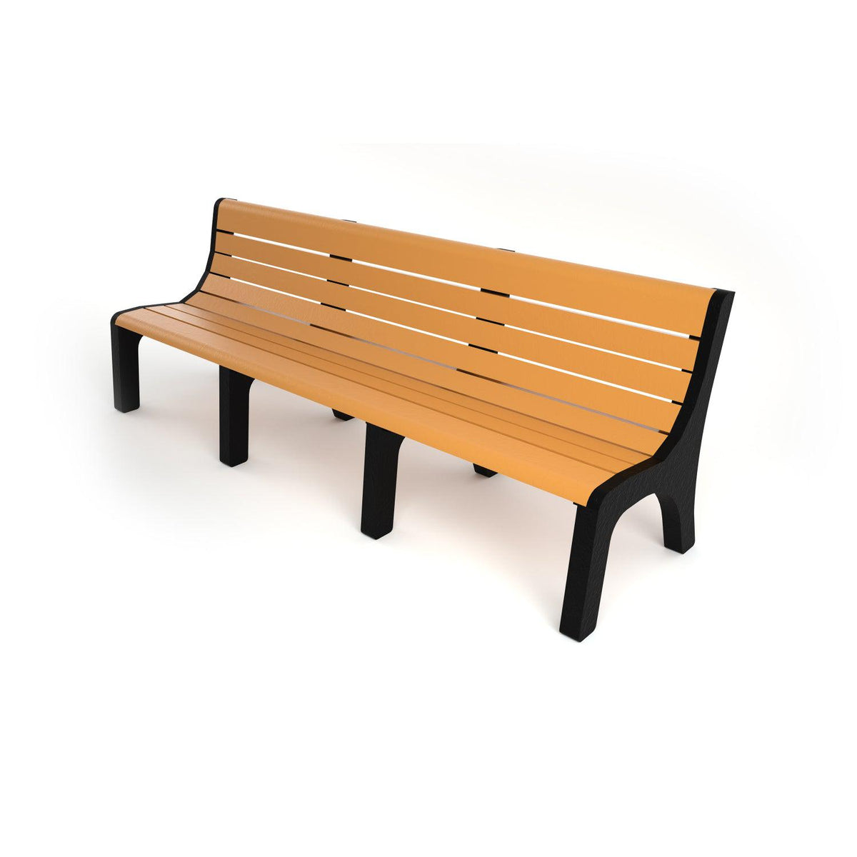 Frog Furnishings Newport Resinwood Outdoor Bench, 8 Ft. Long