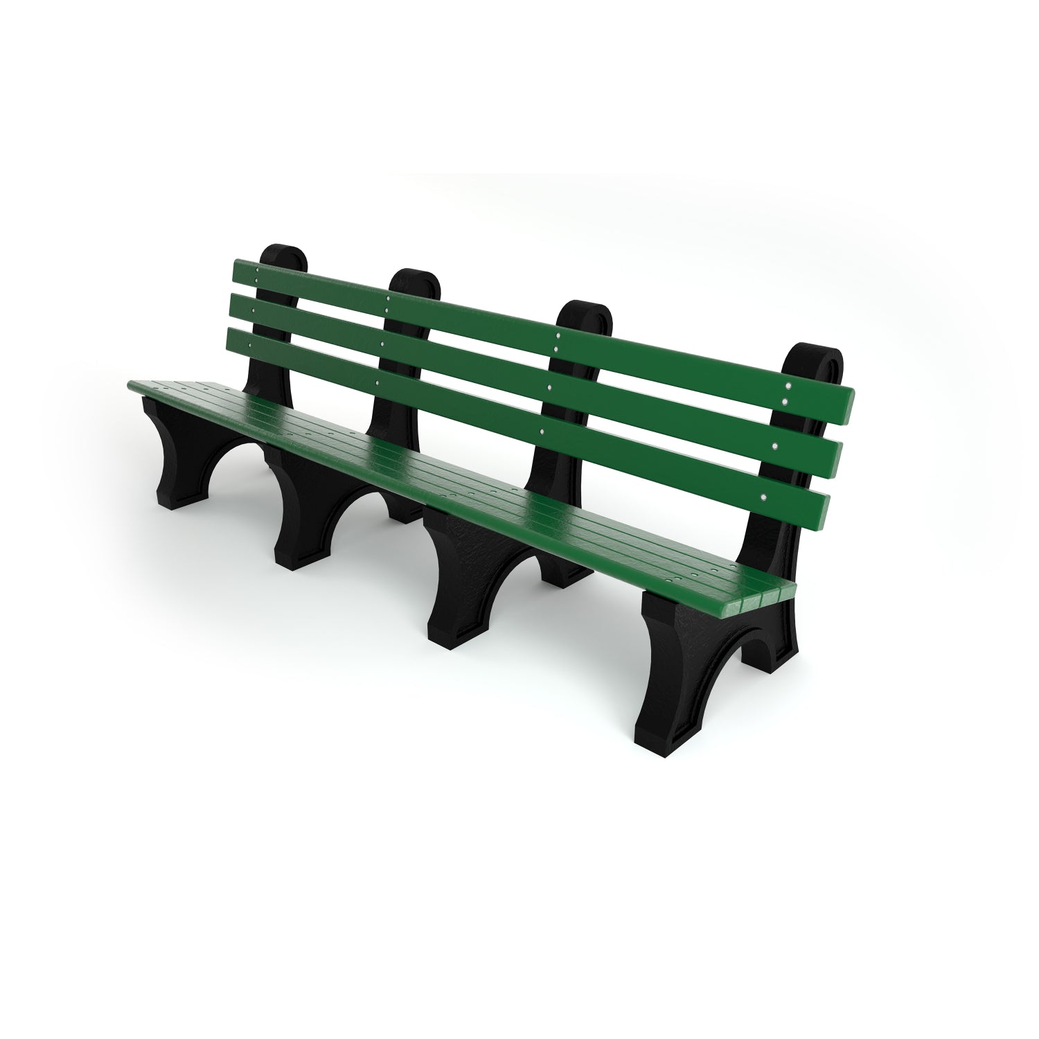 Frog Furnishings Comfort Park Avenue Resinwood Outdoor Bench, 8Ft. Long