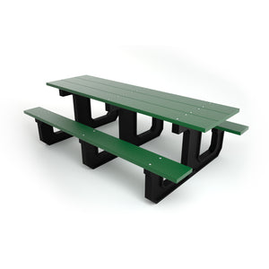Frog Furnishings Park Place Resinwood Outdoor Picnic Table, 8 Ft. Long