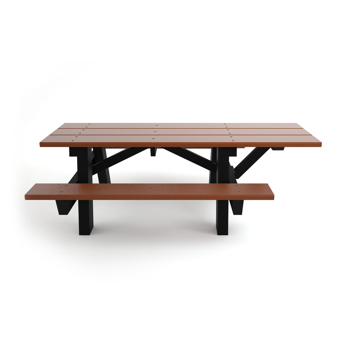 Frog Furnishings A-Frame Resinwood ADA Outdoor Picnic Table. 6 Ft. Long