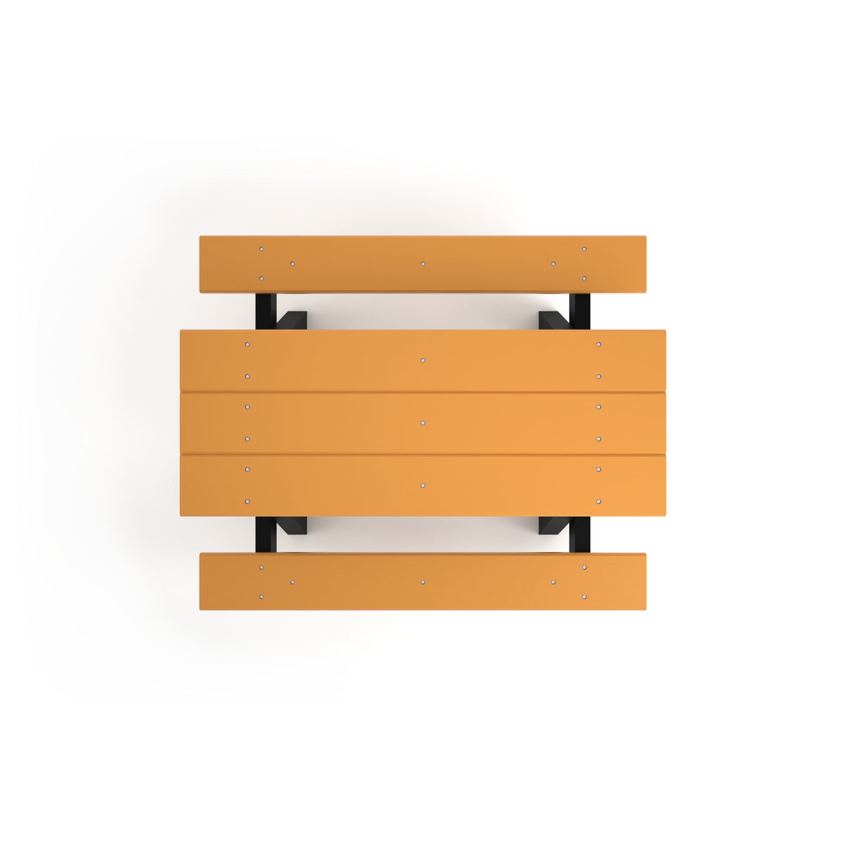 Frog Furnishings A-Frame Resinwood Outdoor Picnic Table, 8 Ft. Long