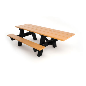 Frog Furnishings A-Frame Resinwood ADA Outdoor Picnic Table. 6 Ft. Long