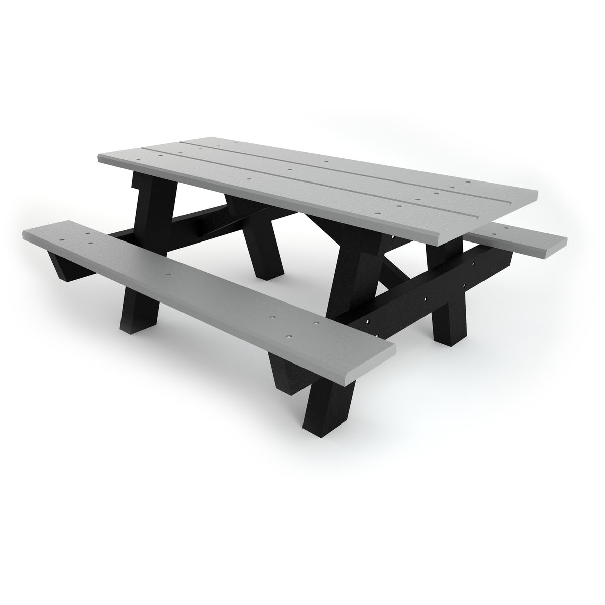 Frog Furnishings A-Frame Resinwood Outdoor Picnic Table, 6 Ft. Long