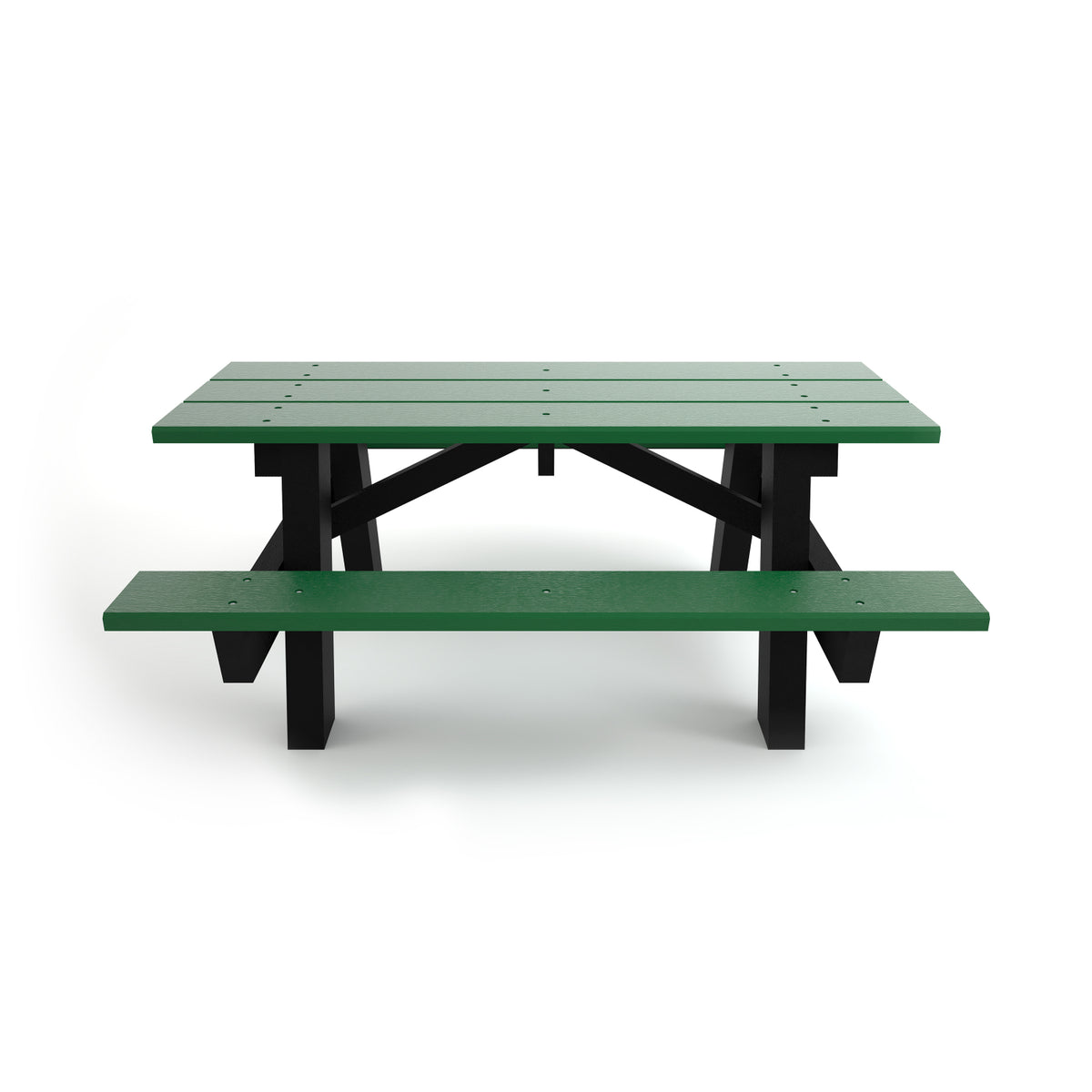 Frog Furnishings A-Frame Resinwood Outdoor Picnic Table, 6 Ft. Long