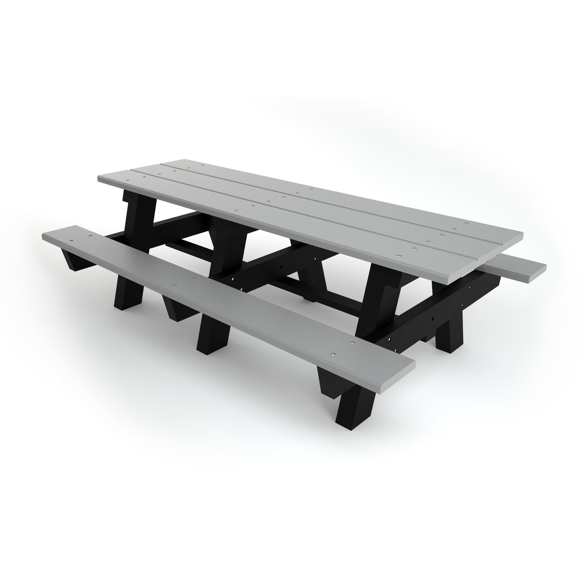 Frog Furnishings A-Frame Resinwood Outdoor Picnic Table, 8 Ft. Long