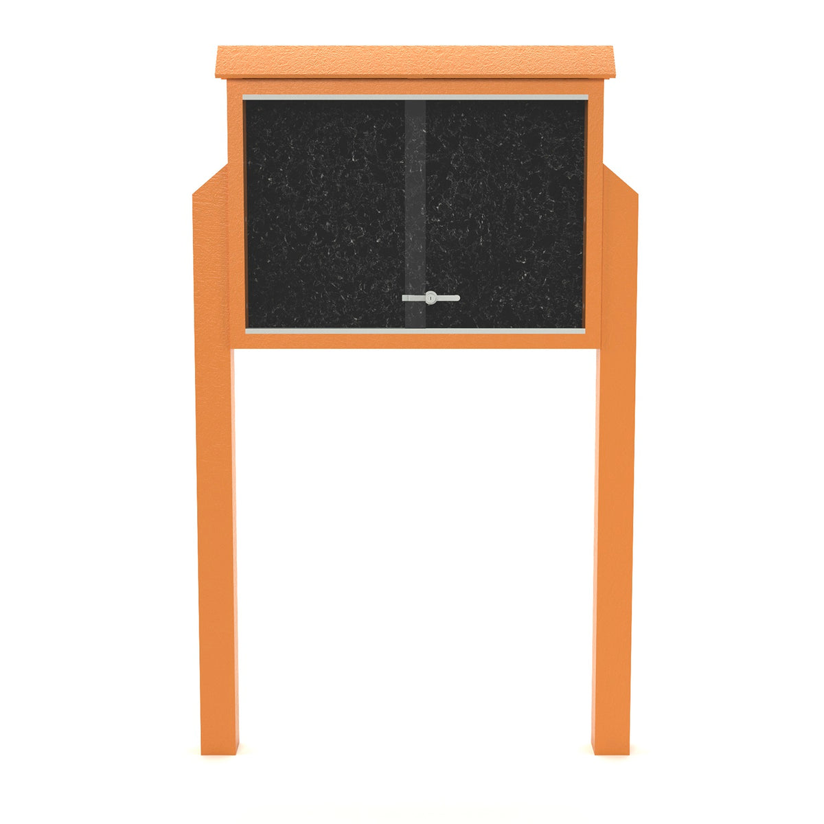 Frog Furnishings Resinwood Medium Standard One Sided Message Center with Two Posts