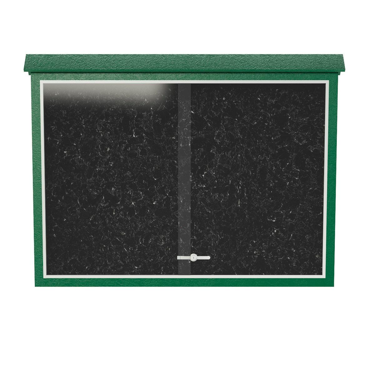 Frog Furnishings Resinwood Large Standard One Sided Message Center, No Posts