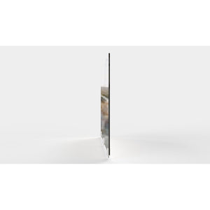 Clear Thermoplastic Partition & Cubicle Extender with Permanent Screw Attachment, 24"H x 59"W