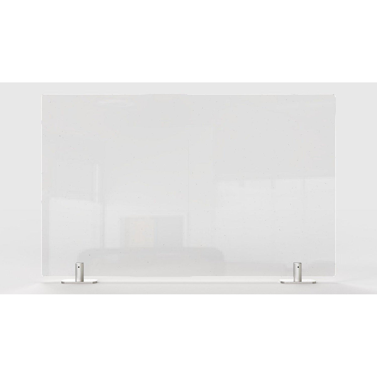 Clear Thermoplastic Partition & Cubicle Extender with Tape Attachment, 30"H x 36"W