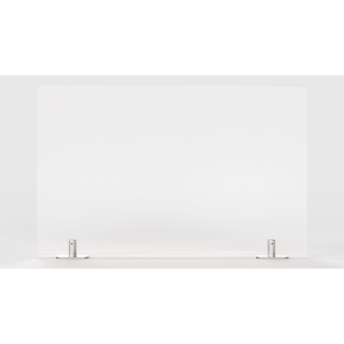 Frosted Thermoplastic Partition & Cubicle Extender with Tape Attachment, 24"H x 29"W