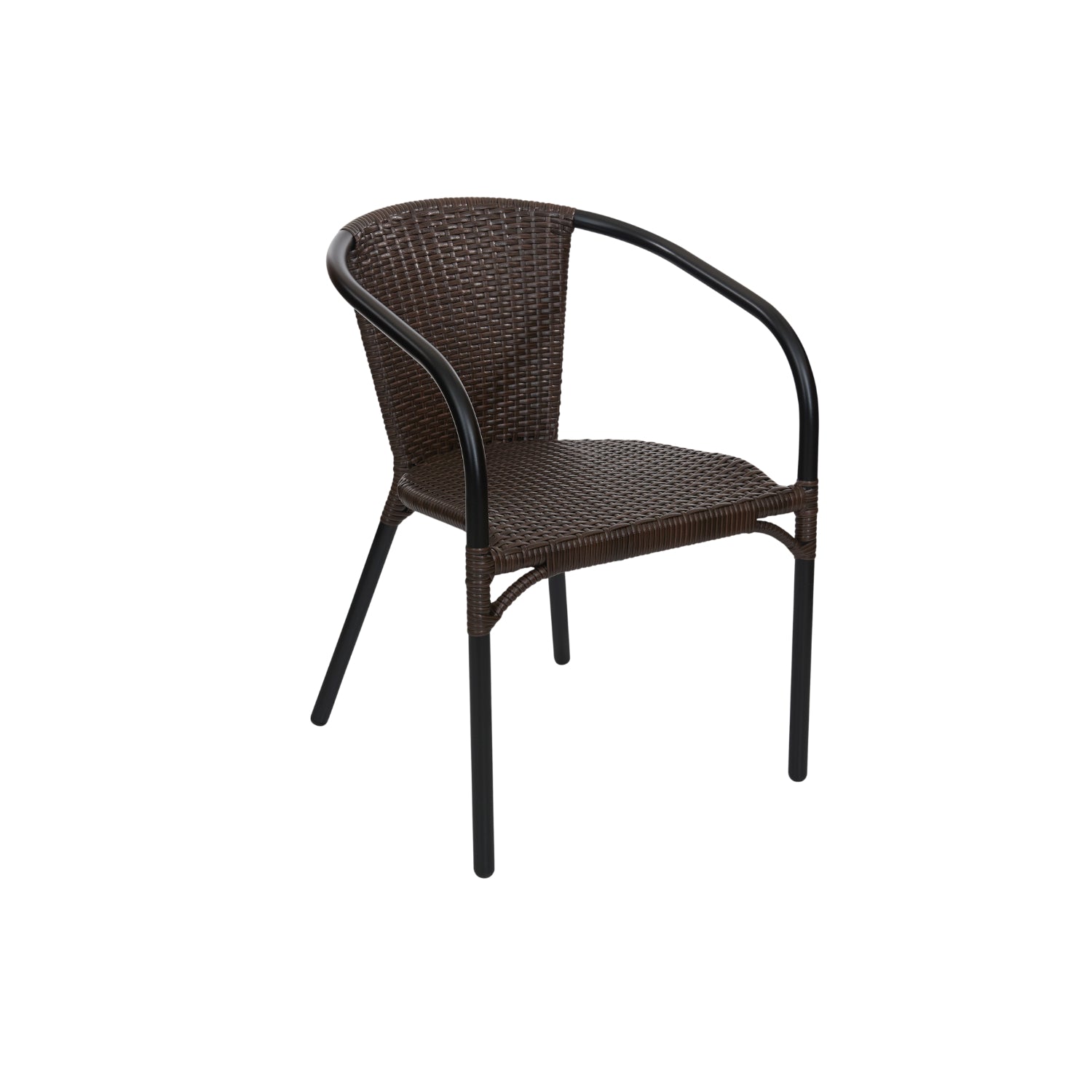 Marina Collection Outdoor/Indoor Synthetic Wicker Stacking Armchair