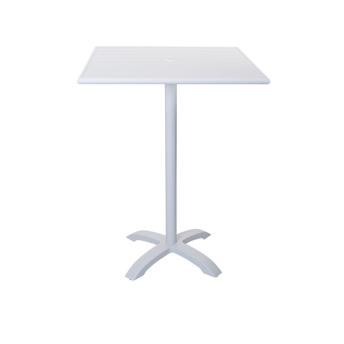 Beachcomber Bali Outdoor/Indoor 36" Square Aluminum Bar Height Table