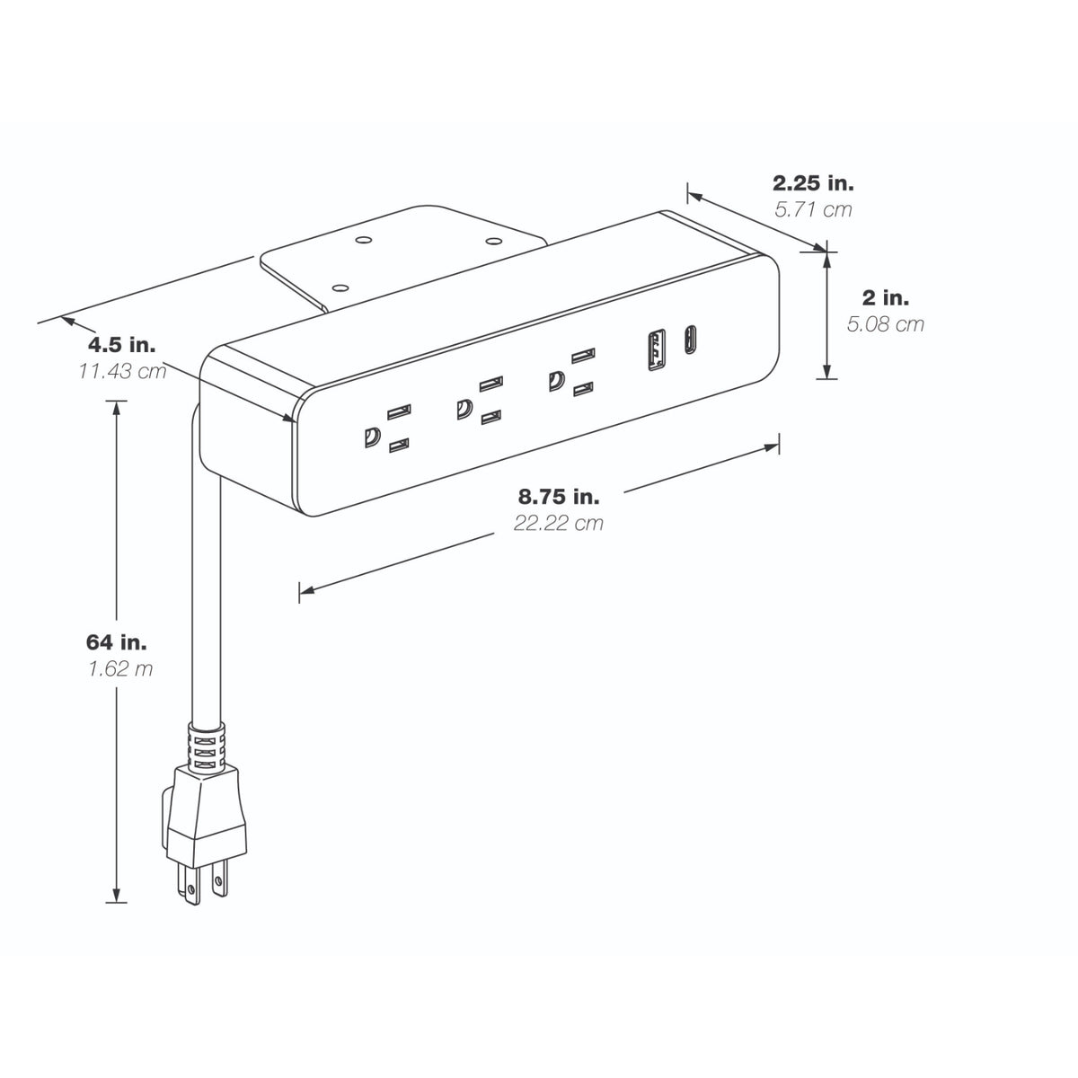 Power Charger, Undersurface Mount