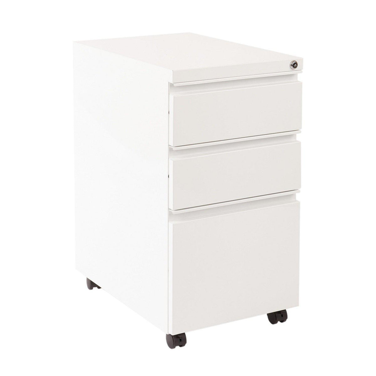 Heavy Duty 22" Closed Top Mobile Pedestal, Box/Box/File