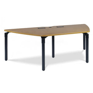 Nextgen P-Series Library & Computer/Technology Table, 37"W x 84"L, Trapezoid, 29" Fixed Height