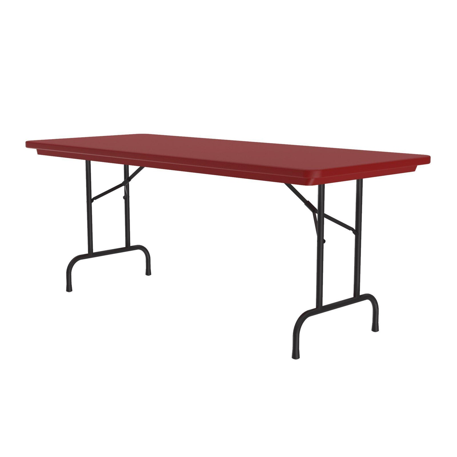 Heavy Duty Commercial Use Blow Molded Folding Table, Primary Colors, Standard 29" Fixed Height, 30 x 72