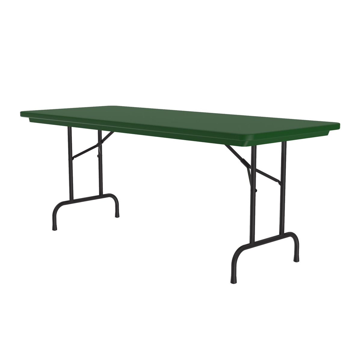 Heavy Duty Commercial Use Blow Molded Folding Table, Primary Colors, Standard 29" Fixed Height, 30 x 72