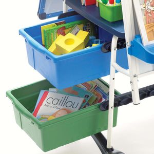 Royal Reading/Writing Center with 4 Stubby Tubby and 2 Large Open Tubs