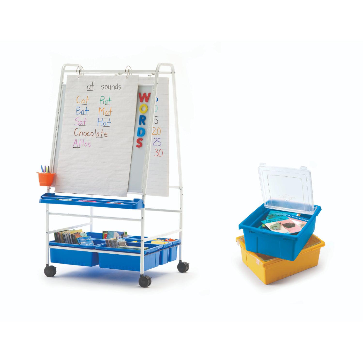 Basic Reading/Writing Center, Classic Tub Combo with Lids