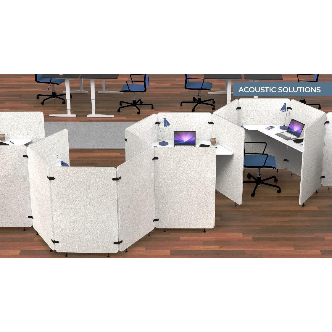 Reclaim Acoustic Work Pod, 4 Panels