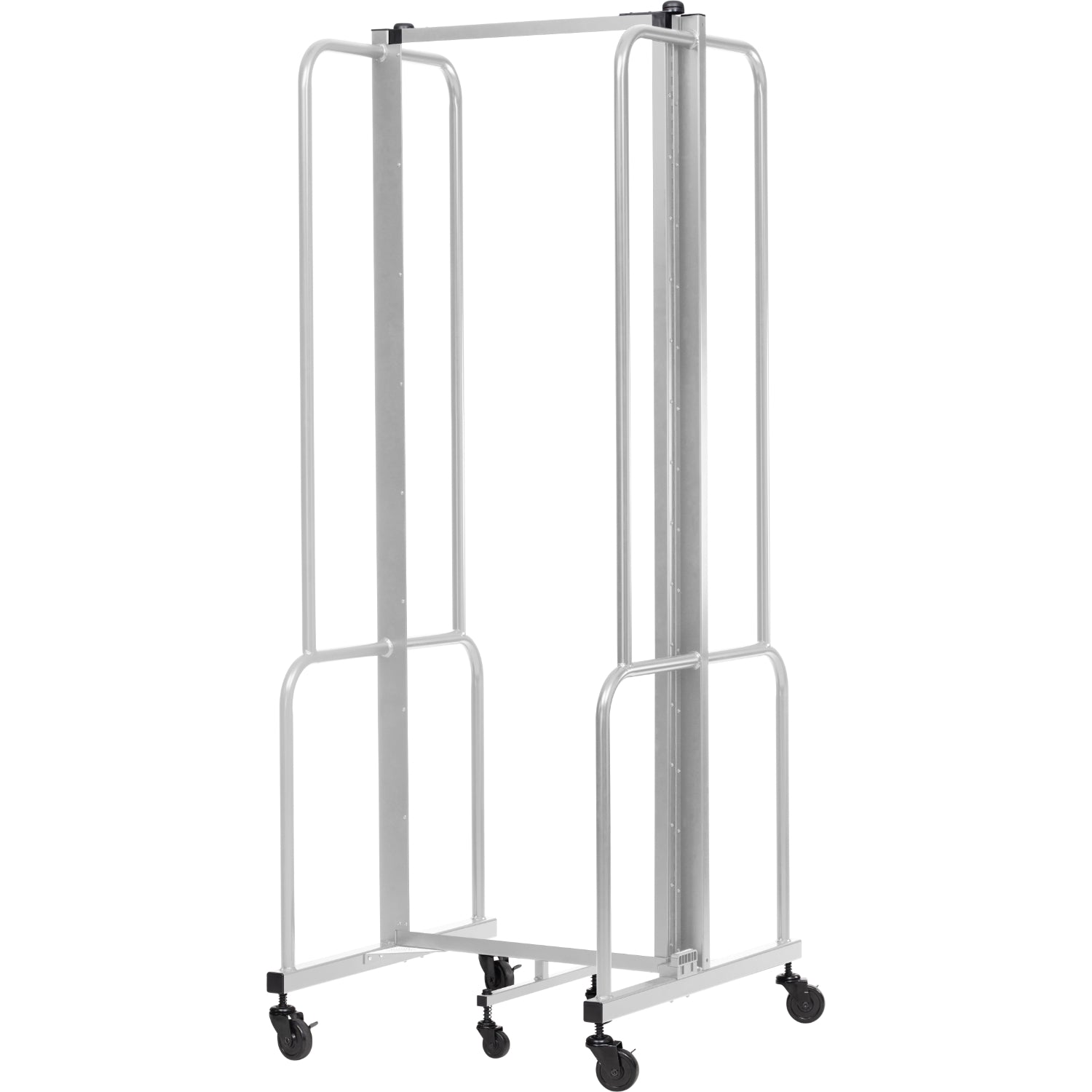 NPS Room Divider, 6' Height, 3 Sections, Clear Acrylic Panels