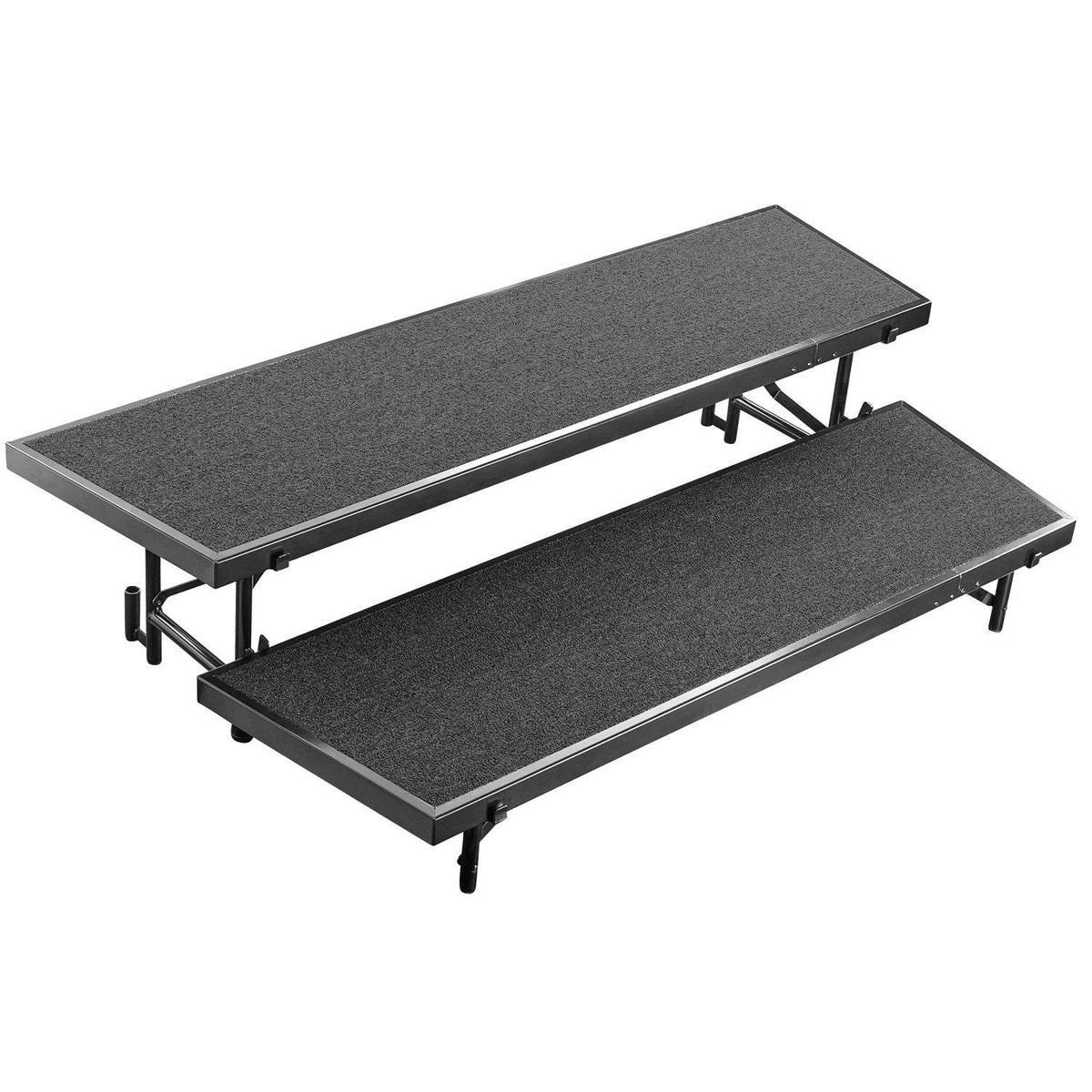 Multi-Level Tapered Standing Choral Risers, 18" x 96" Platforms