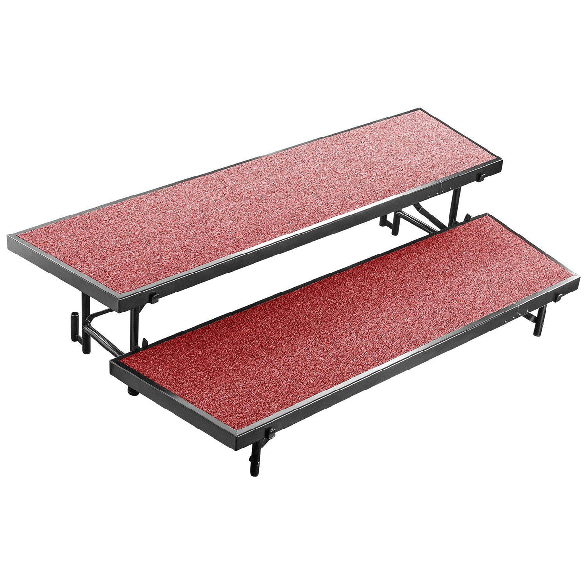 Multi-Level Tapered Standing Choral Risers, 18" x 96" Platforms