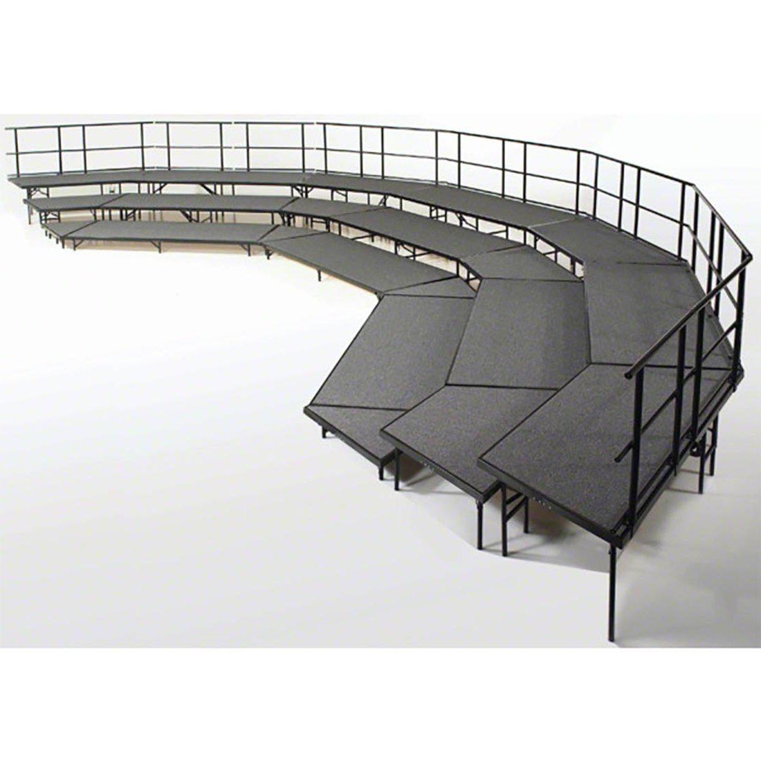 Seated Choral Riser Configuration, 3 Level