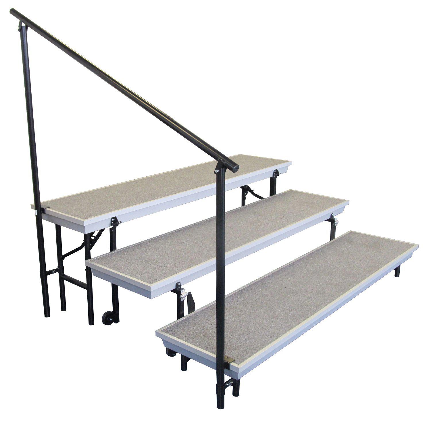 Side Guardrail for 3-level TransPort Riser