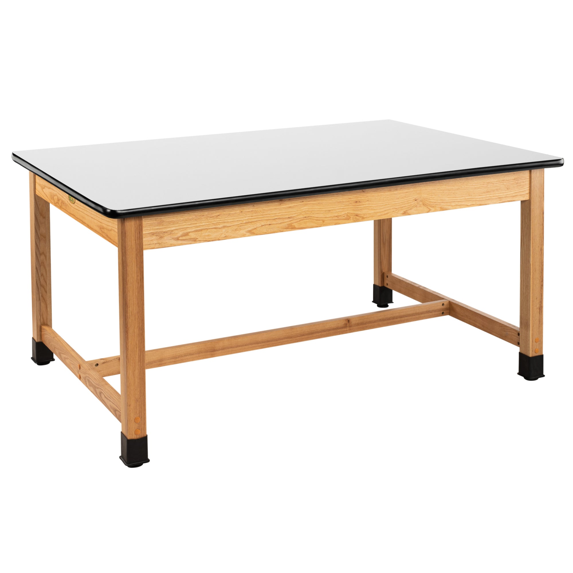 Science Lab Table, Wood Frame, 42"x60"x30"H, Whiteboard Top
