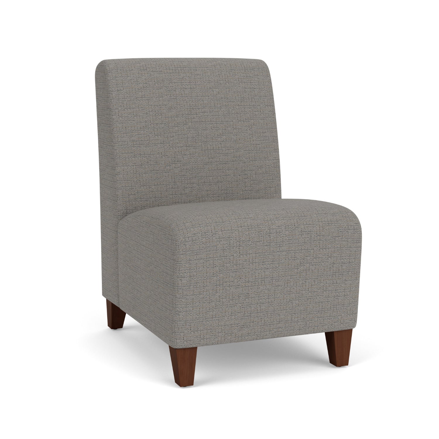 Siena Collection Reception Seating, Armless Guest Chair, Designer Fabric Upholstery, FREE SHIPPING