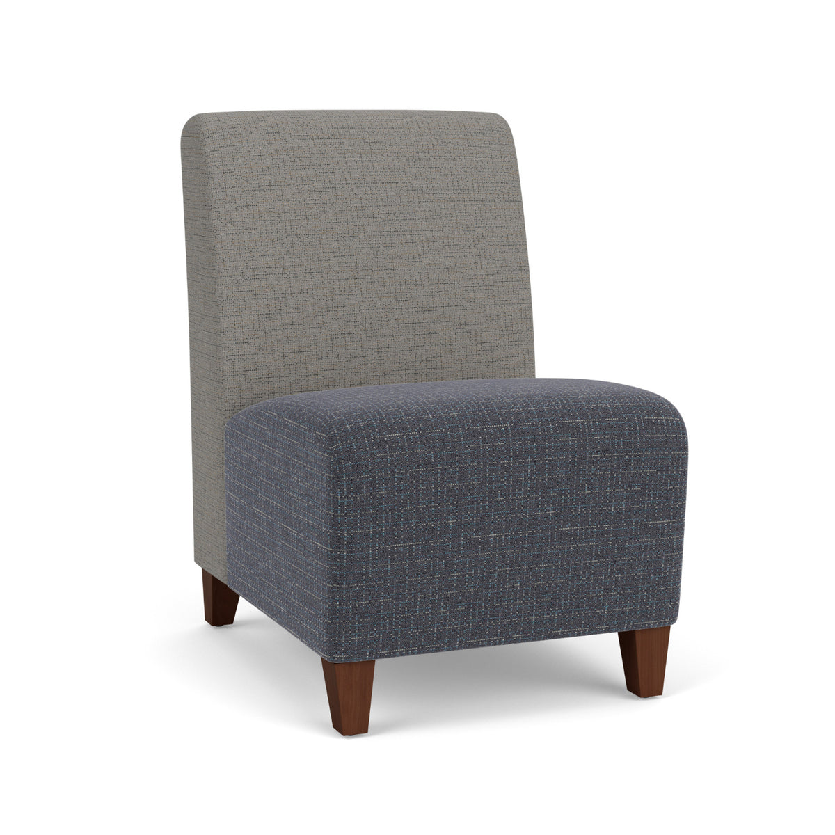 Siena Collection Reception Seating, Armless Guest Chair, Designer Fabric Upholstery, FREE SHIPPING