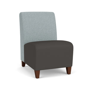 Siena Collection Reception Seating, Armless Guest Chair, Healthcare Vinyl Upholstery, FREE SHIPPING